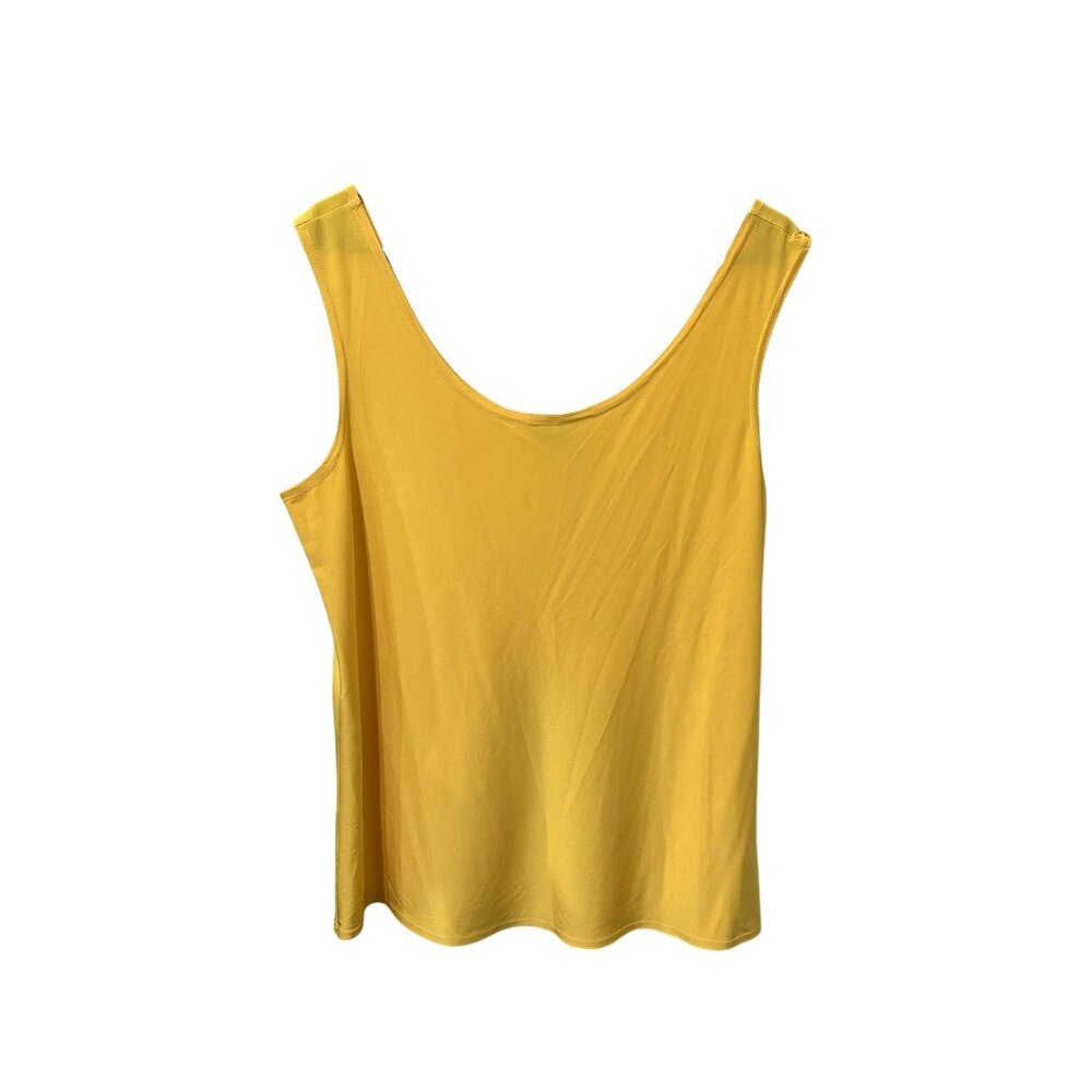 Kleids Yellow Sleeveless Scoop Neck Tank Top  SZ Extra Large